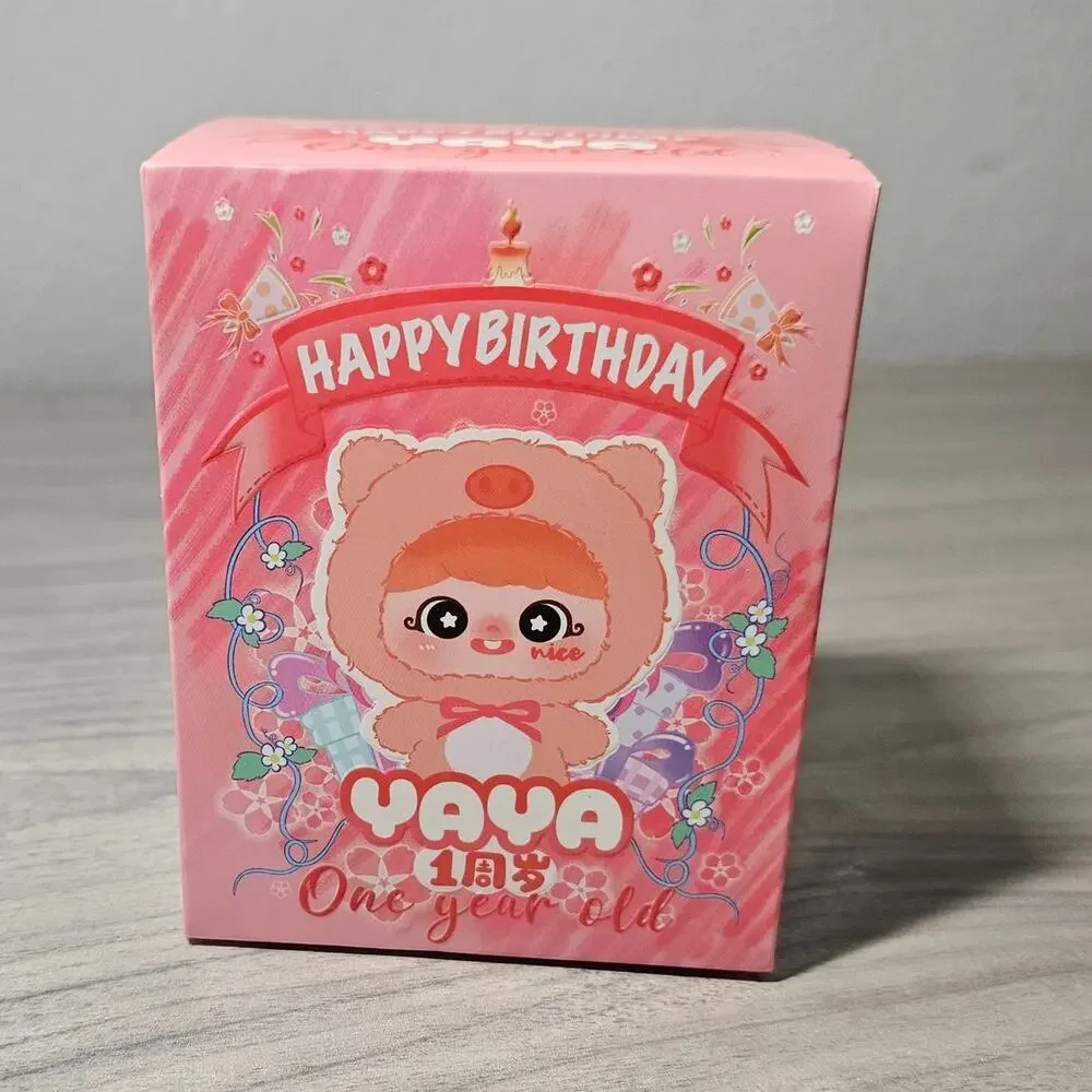 Baby Three YAYA One Year Old Happy Birthday Vinyl Plush Pendant Blind Box NEW